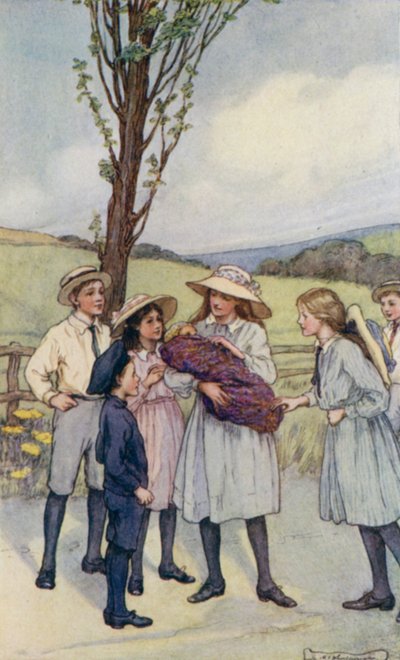 Scène de The Slowcoach, par Edward Verrall Lucas - Mary V. Wheelhouse